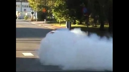 Bmw E30 325 Turbo Burnout - 700hp Orange Beast 