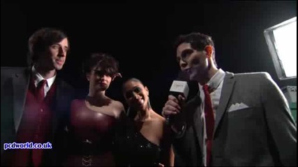 Nicole Scherzinger and Cobra Starship (back stage and interview) 