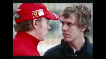 Kimi Raikkonen and his friends from Formula 1