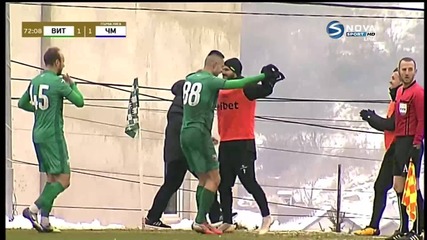 Лазаров с изравнителен гол за Витоша