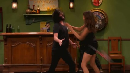 Nina Dobrev shows off her action hero chops on Late Night with Conan O'brien 2013