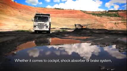 Volvo lorry - Volvo is perfect for mining