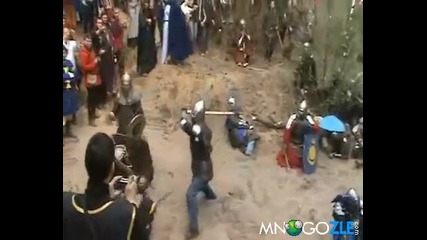 Бой на снимачната площадка