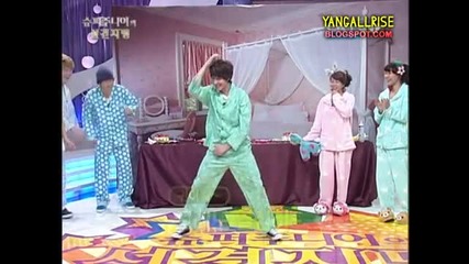 110209 Super Junior dancing to Boom Boom Pow (kyuhyun's A Man In Love)