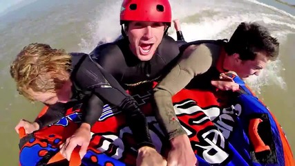 Track hoe Boarding - Insane Epicness!