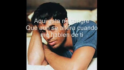Enrique Iglesias - Muneca Cruel Lyrics
