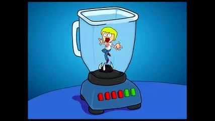 Joe Cartoon Fred in a Blender 