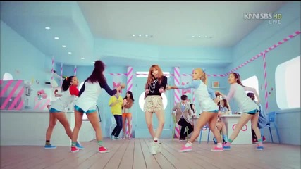 Hyuna - Don't Fall Apart + Ice Cream @ Inkigayo (04.11.2012)