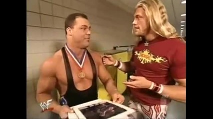 Edge Makes Fun Of Kurt angle (hq) 