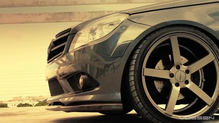 Mercedes Benz C-class C350 on 19'' Vossen Vvs-cv3 Concave Wheels / Rims