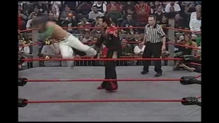 Aj Styles Jeff Hardy & Randy Savage vs The Kings of Wrestling 