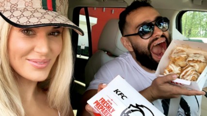 Rusev and Lana stop for KFC on Ride Along
