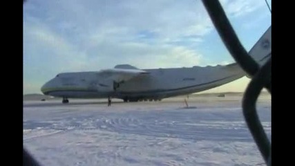 Antonov 225 каца в Аляска
