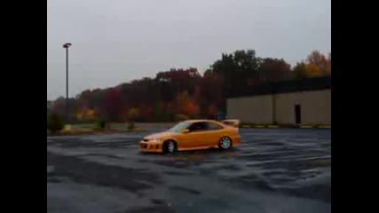 A 360 Attempt... 270 Or So... Honda Civic Fwd Backward Donut