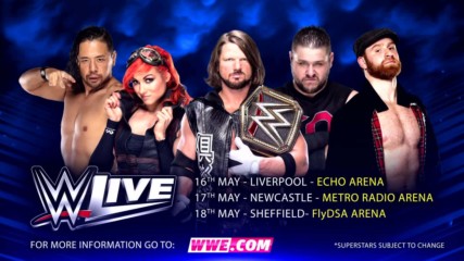 England welcomes back WWE Live this May
