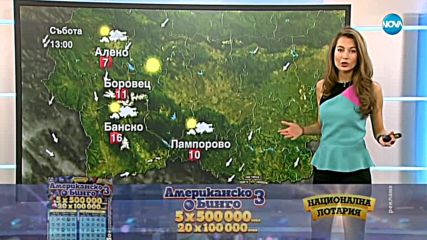 Прогноза за времето (21.04.2018 - обедна емисия)