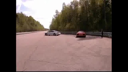 Audi R8 vs Mercedes Cl600 