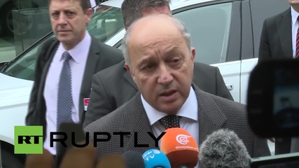 Austria: French FM Fabius outlines three "indispensable" conditions for Iran nuclear talks success