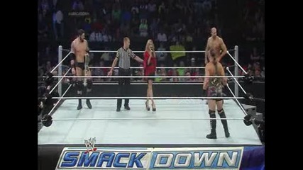 Bad News Barrett vs Cesaro vs Rvd ( Intercontinental Championship ) - Wwe Smackdown - 6/6/14