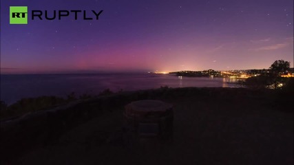 Magnificent Timelapse of Aurora Australis from Sydney