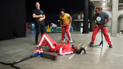 R-Willy teaches New Day some new tricks in London