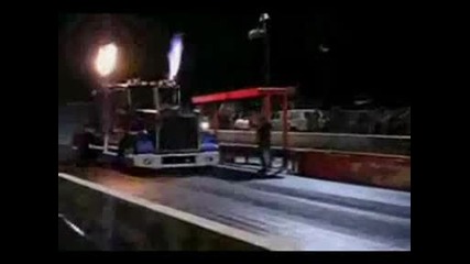 Truck Has Aircraft Engine