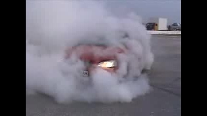 Opel Astra Burnout!