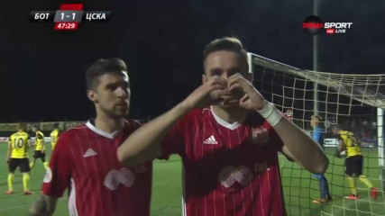 Хеан Бланко изравни за ЦСКА срещу Ботев