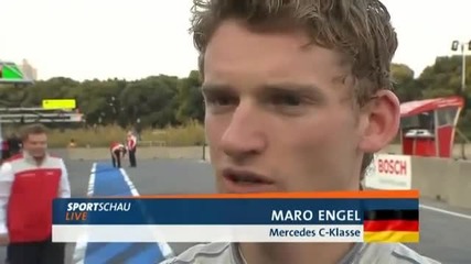 Maro Engel Crash Dtm Shanghai 2010 