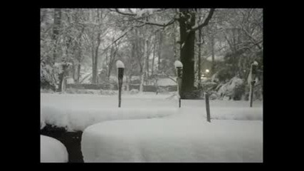 Как се натрупва снега! 