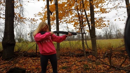 Most watched video of 2014. 15 yr old girl shooting a shotgun for the first time. Priceless!