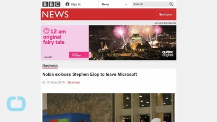 Nokia Ex-boss Elop to Quit Microsoft