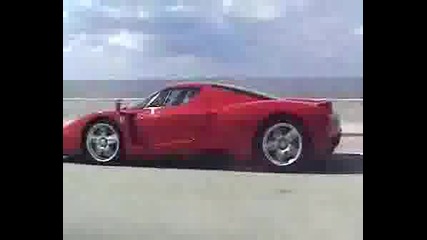 Ferrari Enzo Vs. Camaro And Mustang!