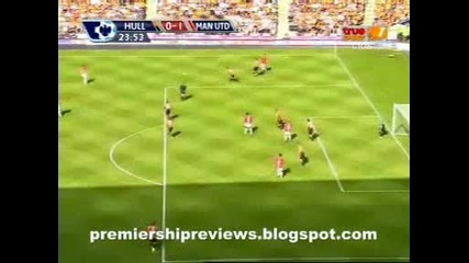 гол на Дарън Гибсън!!! Hull City 0 - 1 Manchester United 