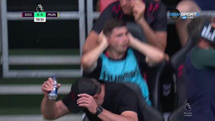 Саутхемптън - Манчестър Юнайтед 0:0 /първо полувреме/