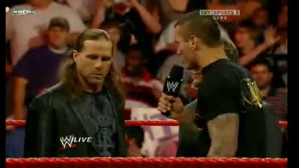 wwe raw 05/01/09 Y2j & Randy Протестират