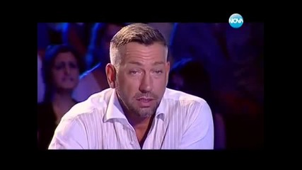 Смях!63-годишна баба се изгаври жестоко с Азис - X Factor 2 Bulgaria (09.09.2013)