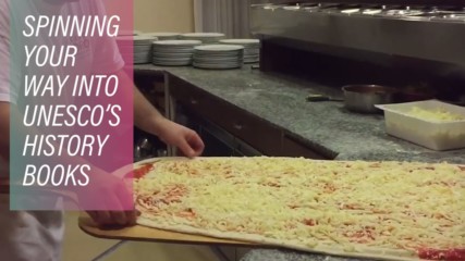 Мятането на пица вече е световно наследство