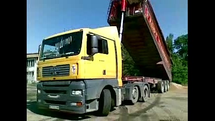 Man Tga 410 разтоварва в Топливо