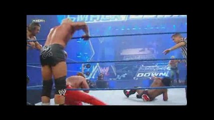 Smackdown 25.06.2010 - Curt Hawkins, Vance Archer & Dolph Ziggler vs Mvp, Christian & Kofi Kingston 