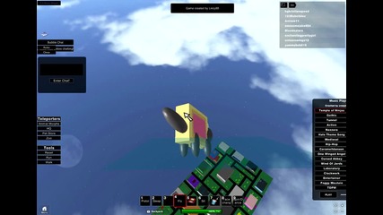 Roblox Nyan Cat leti nad grada