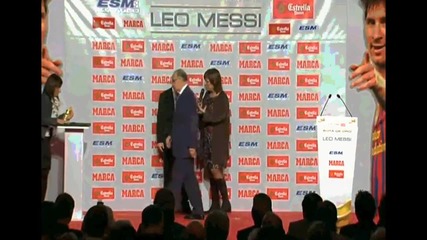 Лео Меси Получи Златната Обувка За Рекордните 50 Гола За Сезон