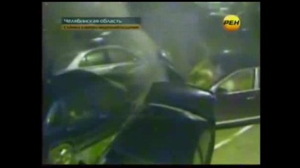 Porsche Cayenne удар със 100км/ч