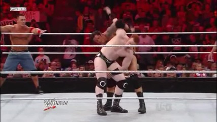 Brogue Kick on Wade Barrett