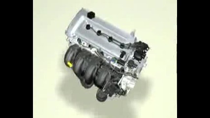 3d Анимация - Работа На Автомобилен Двигател