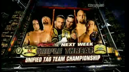 R A W Next Week Dx vs Big Show and The Miz vs Cm Punk and Luke Gallows 