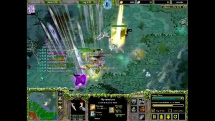 Nevermore kills 5 heroes in 2 seconds..