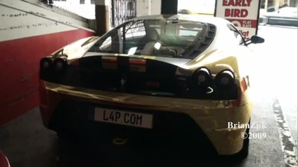 Gold Ferrari 430 Scuderia