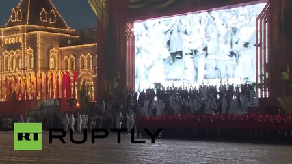 Russia: 1000s rehearse Moscow's legendary Red Square parade of 1941