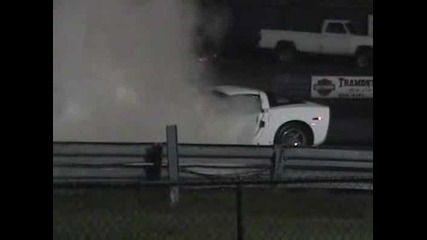Nitrous Explodes On Chevrolet Corvette C6